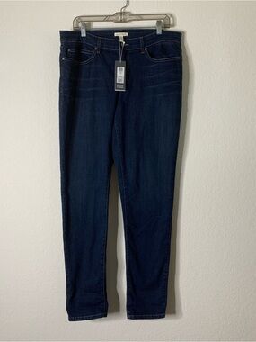 Eileen fisher Womens blue skinny jeans 14 NWT